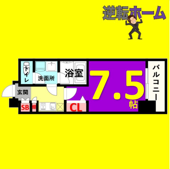 meLiV鶴舞の間取り