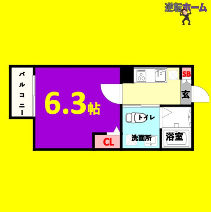 T.A矢田東の間取り