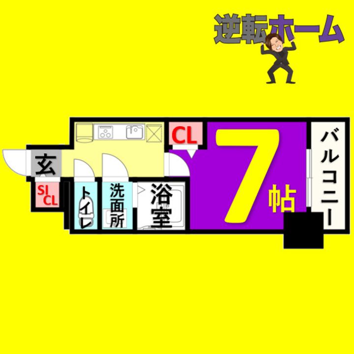 メイクス城西レジデンスの間取り