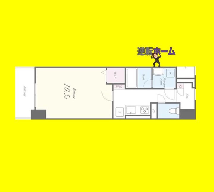 フレール上前津の間取り