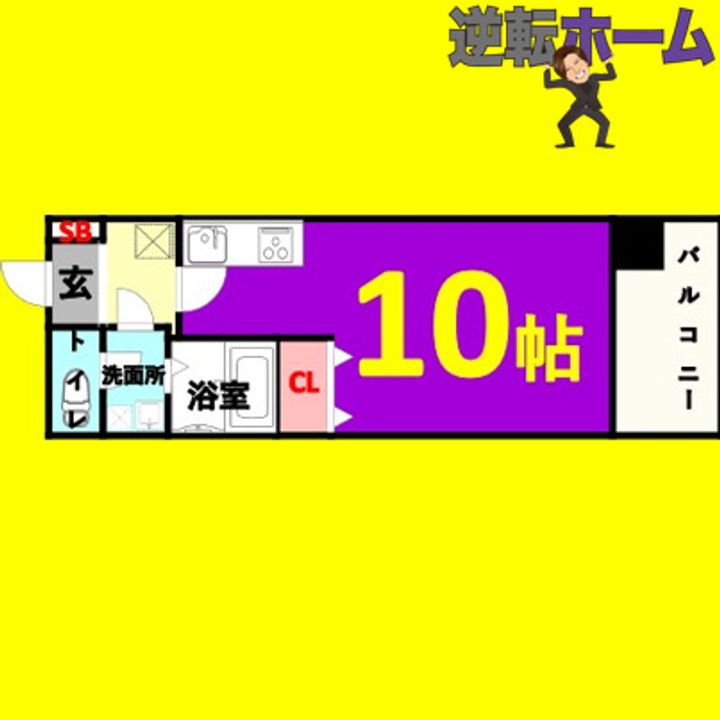 KDXレジデンス神宮前の間取り