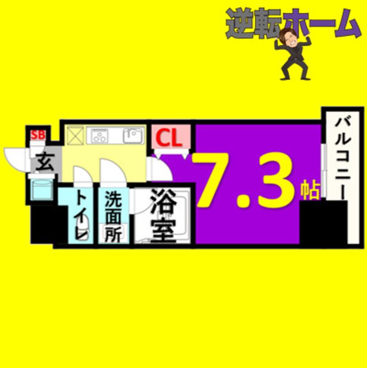 ブランシエスタ東別院の間取り