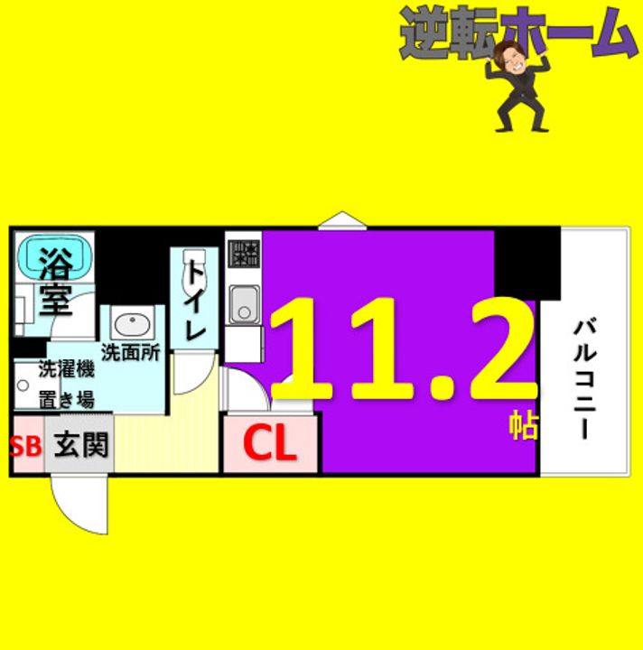 BSレジデンス栄(旧グランルージュ栄)の間取り