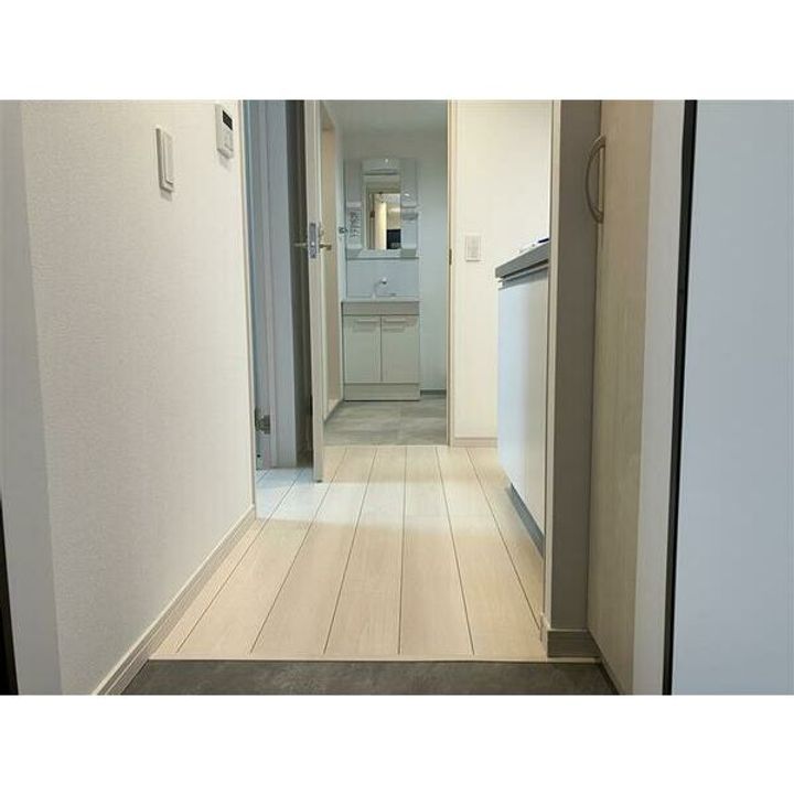 メイクスR高畑301の玄関