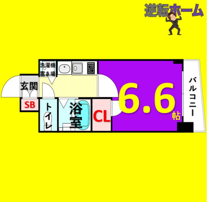プレサンス大須観音駅前サクシードの間取り
