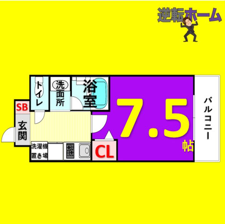 CITY SPIRE 名古屋本陣の間取り