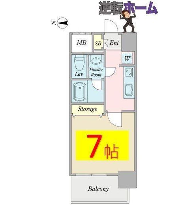 プロシード瑞穂302の間取り