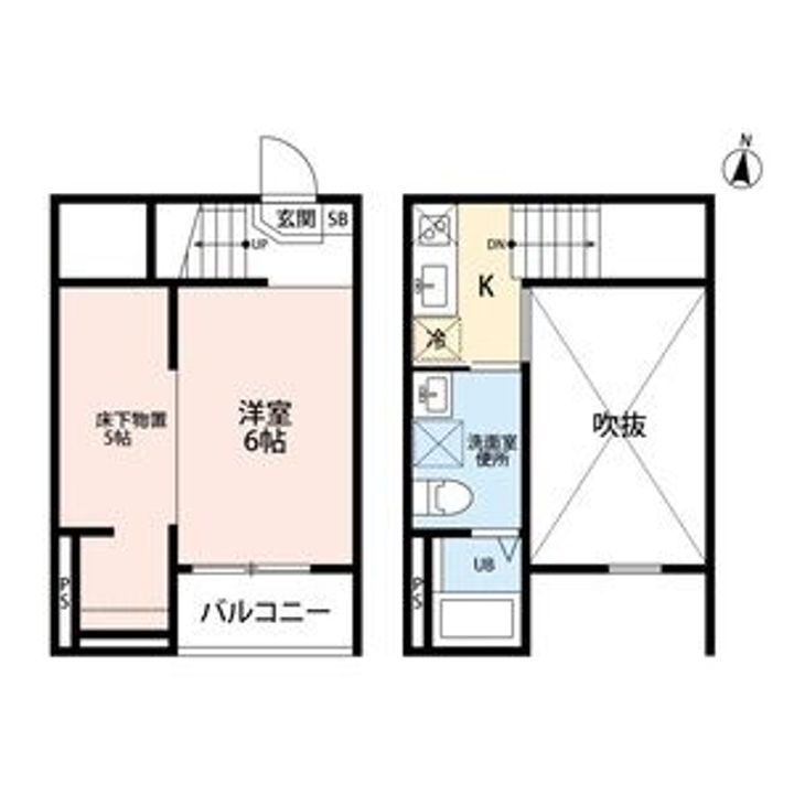 Ju-Jitsu Terrace(ジュウジツテ103の間取り