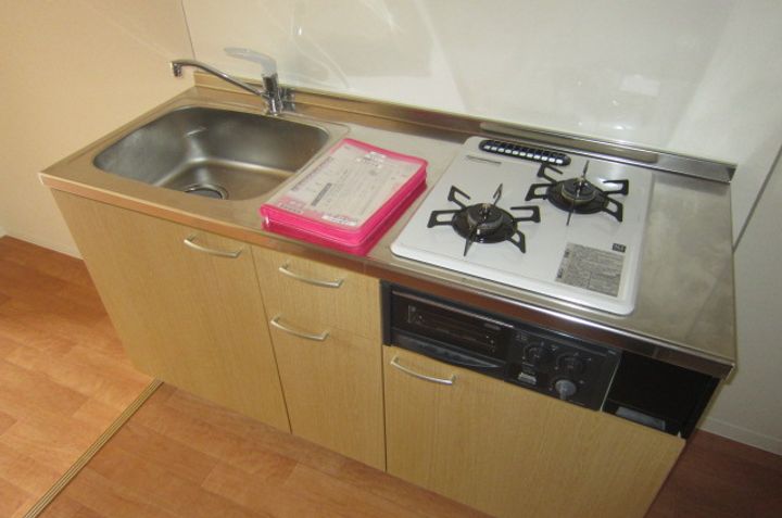 テラコッタのキッチン