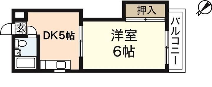 迫マンションの間取り