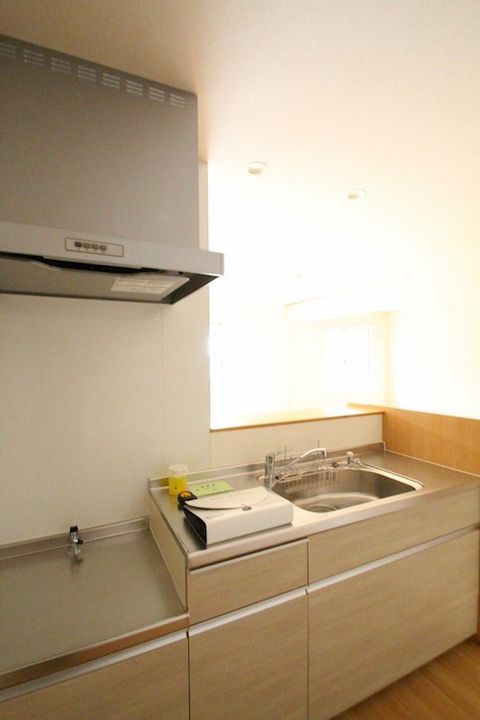 広島県広島市安佐南区大町東3丁目の賃貸アパートのキッチン