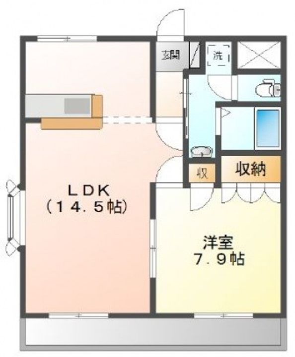 ラ・ヴィータ高取北II104の間取り