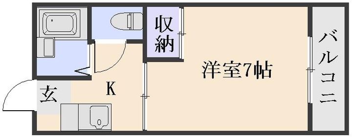 沖野ハイツの間取り