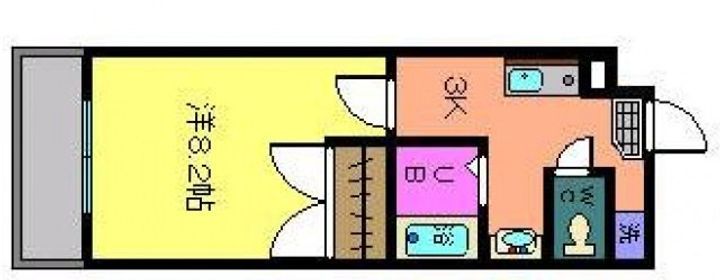 ベラカーザ祇園の間取り