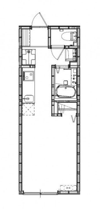 リバーノース川内の間取り