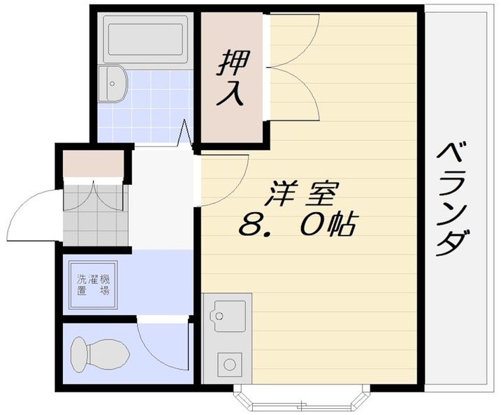 ディアハイツナカタの間取り