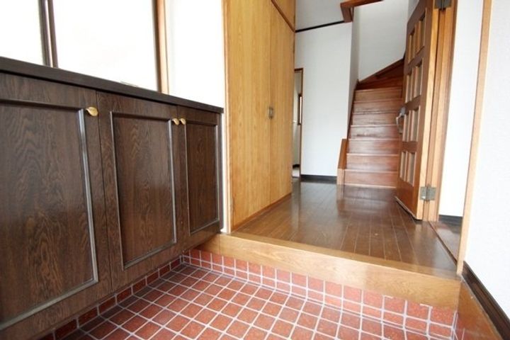 広島県広島市安佐南区上安2丁目(一戸建)の賃貸物件の玄関