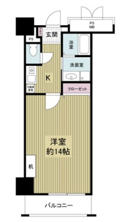 フォレステージュ天神909の間取り