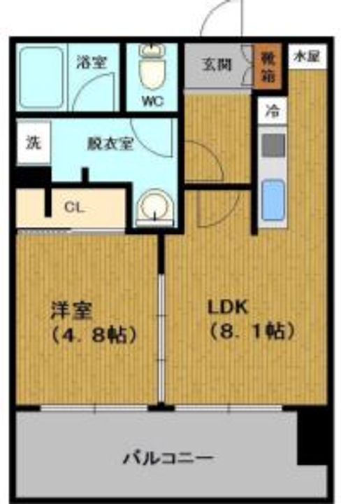 PIER PARK渡辺通の間取り