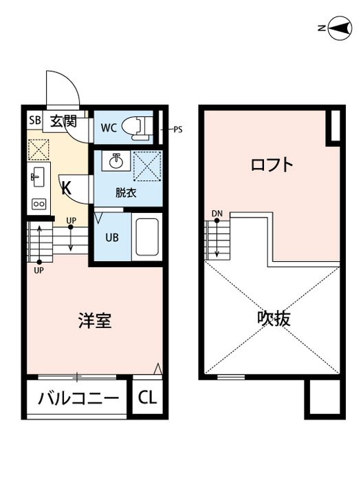 ベルフィーユの間取り