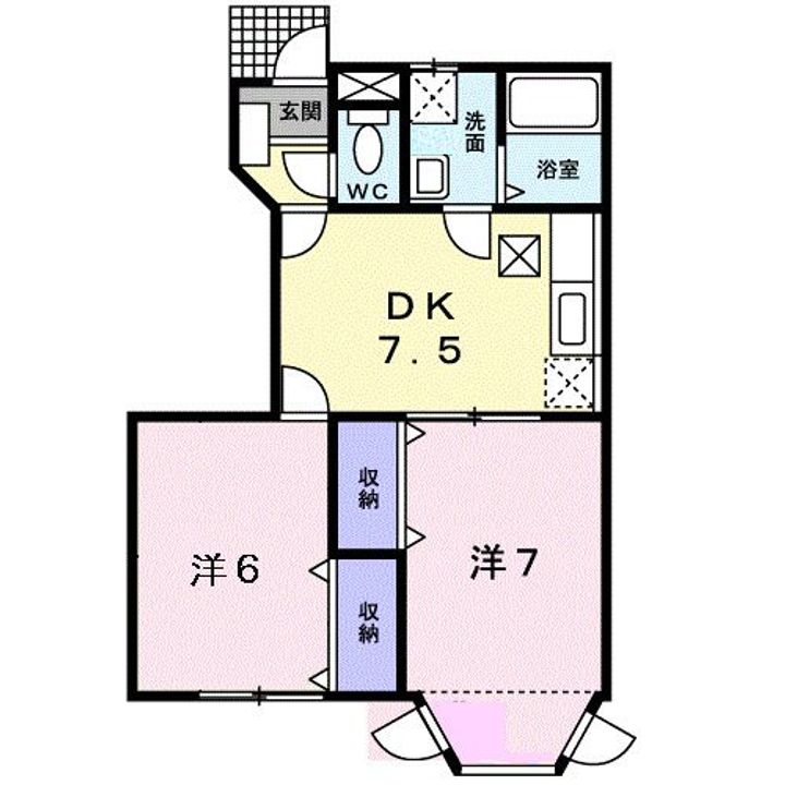 シャルマンⅡの間取り