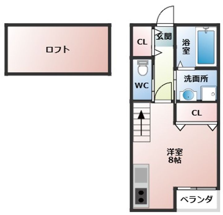 ステラARAO102の間取り