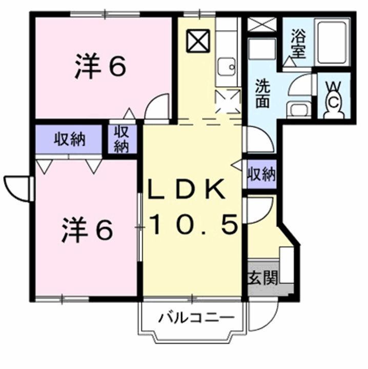 ソフィーシアAの間取り