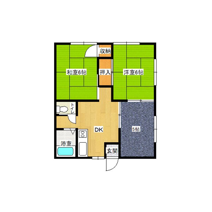 サンハイツ神栖1-3の間取り