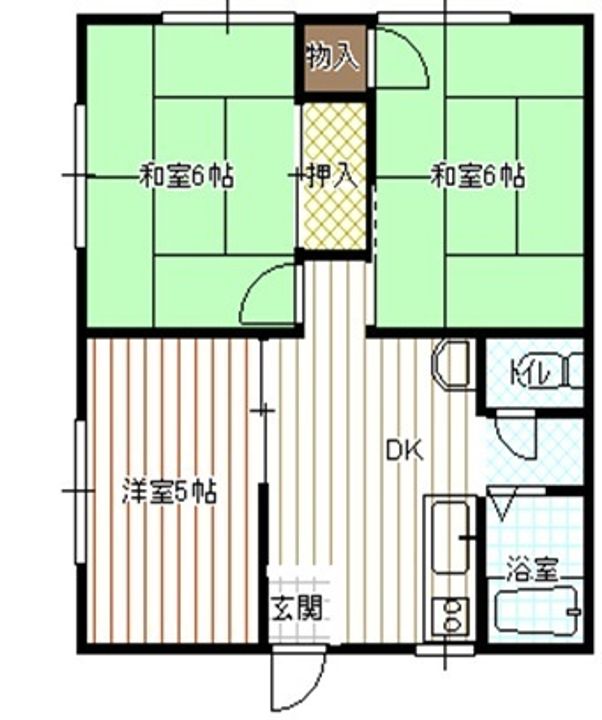 サンハイツ神栖7-2の間取り