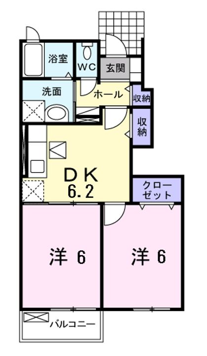 プレッソ前野 Ⅱの間取り