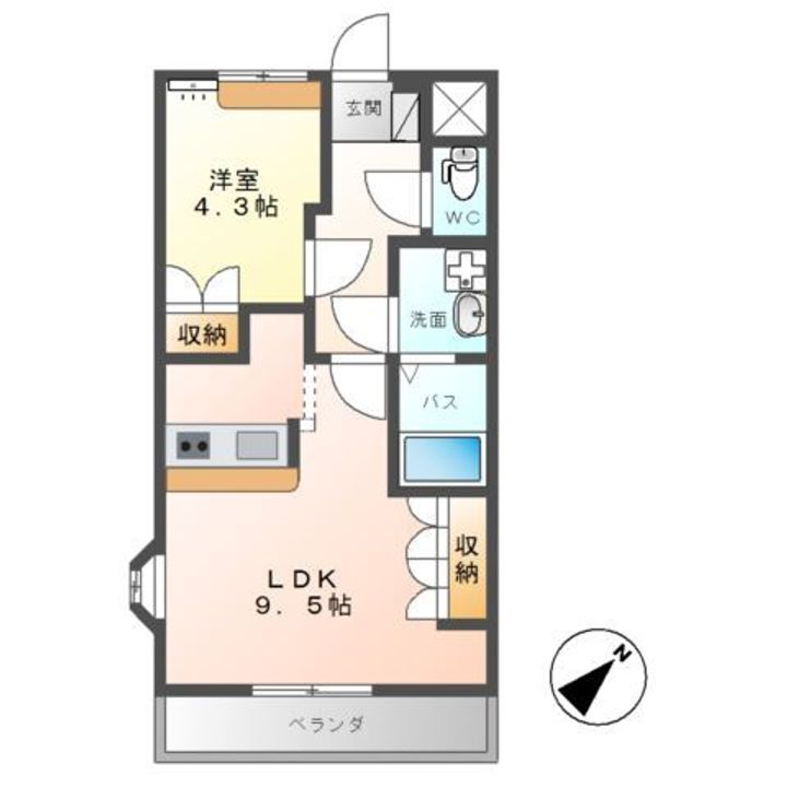 ローズハートの間取り