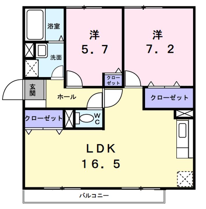 グランジュール koeiの間取り