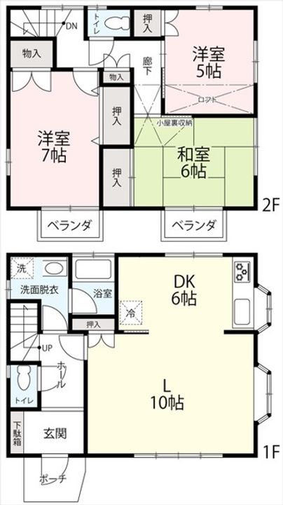 神奈川県逗子市池子2丁目(一戸建)の賃貸物件の間取り