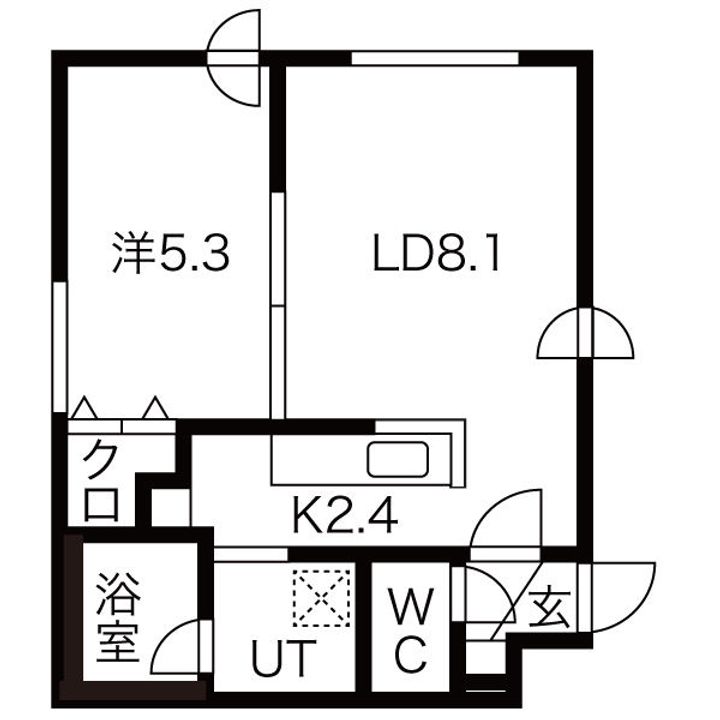 バンビーニNの間取り