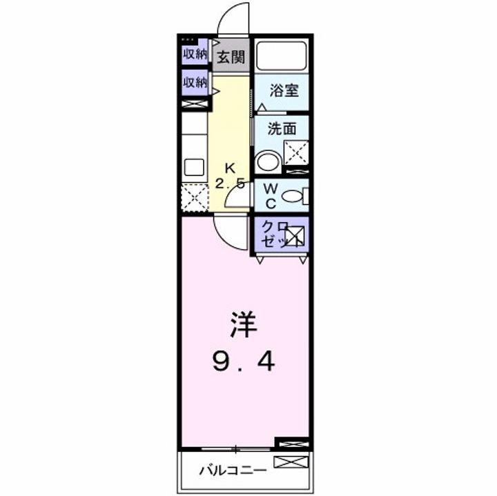 セブンローズBの間取り
