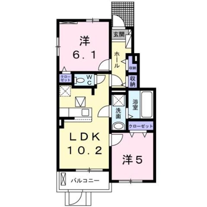 ウッズ・ホームⅣの間取り