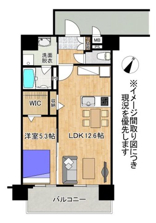 Paradiso大津A棟706の間取り