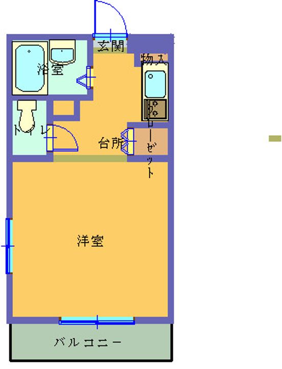グレイス熊本壱番館103の間取り