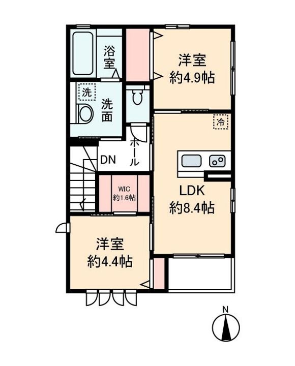 ハイム瀧Aの間取り