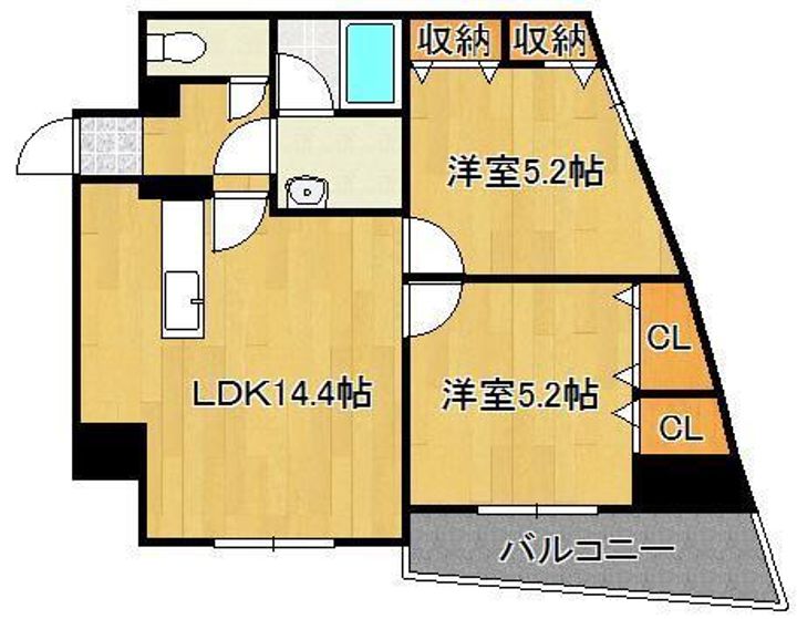 オールセインツの間取り