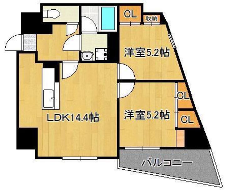 オールセインツの間取り