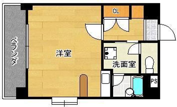 ブランシュ砂津の間取り