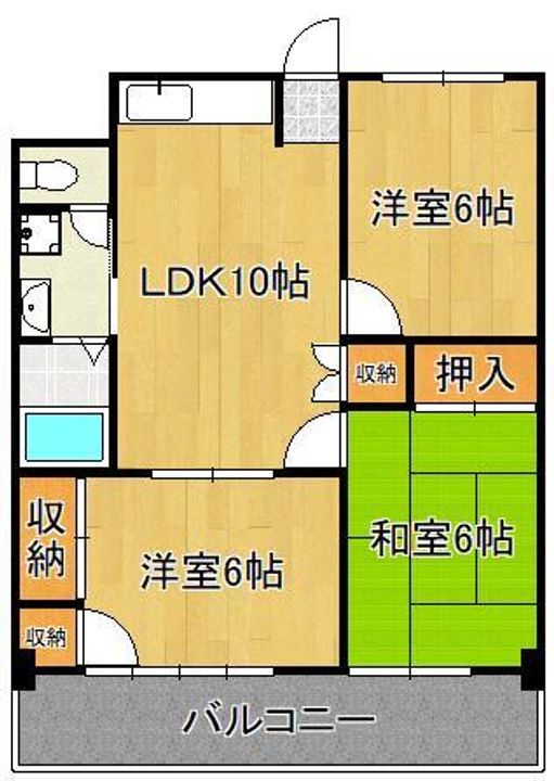 関門スカイプラザビルの間取り