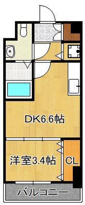 No.71 オリエントトラストタワーの間取り