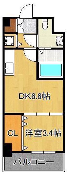 No.71 オリエントトラストタワーの間取り