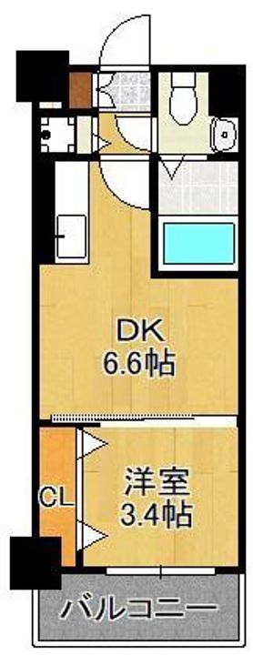 No.71 オリエントトラストタワーの間取り
