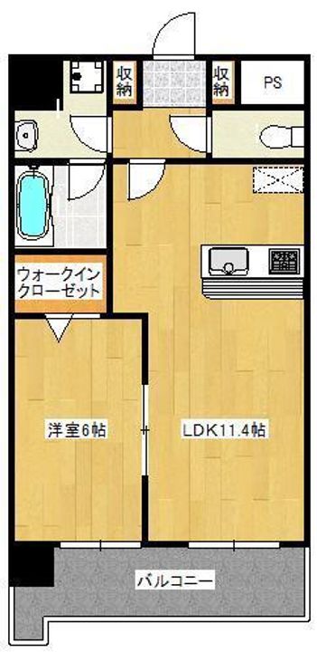 ガーデン・コートSUNATSUの間取り