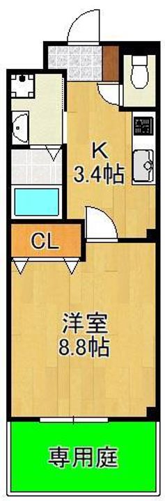 ソッジョルノ高田の間取り