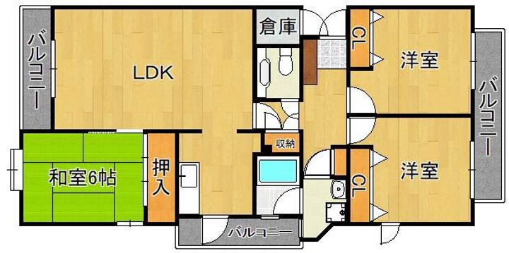 Renatus上馬寄の間取り