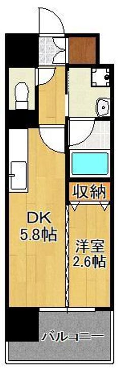 デザイナーズ・ザ・レトロの間取り